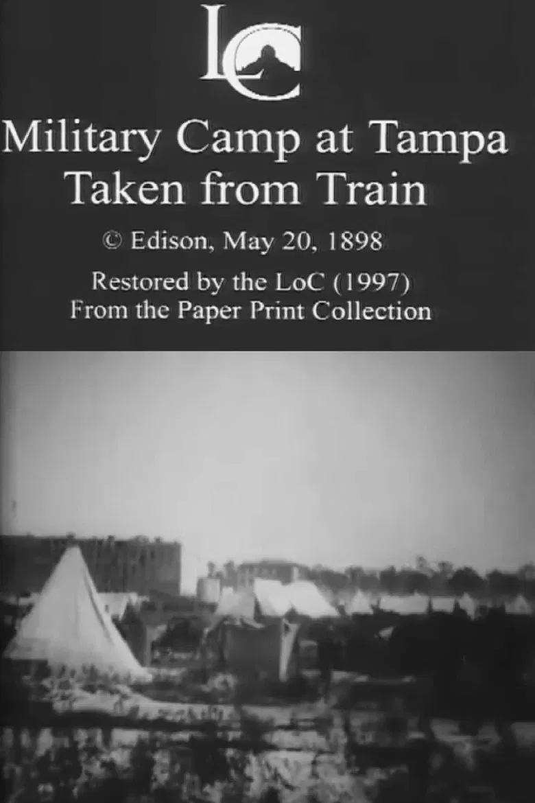 Military Camp at Tampa, Taken from Train poster background