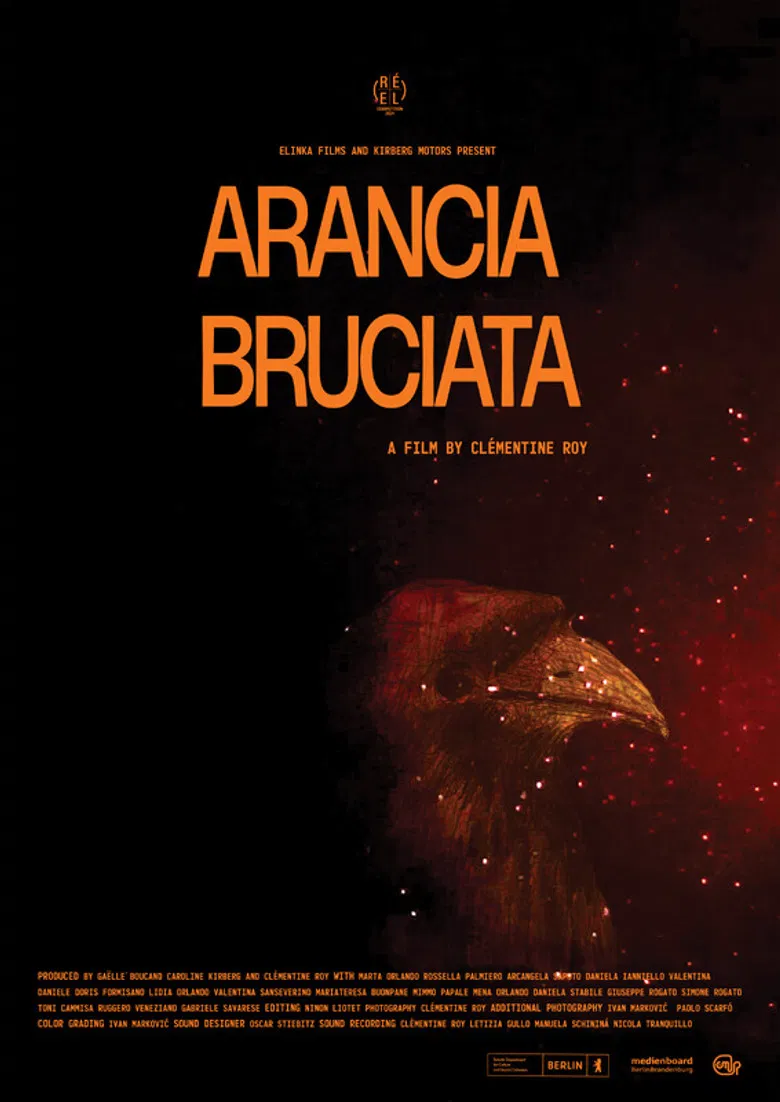 Arancia Bruciata poster background
