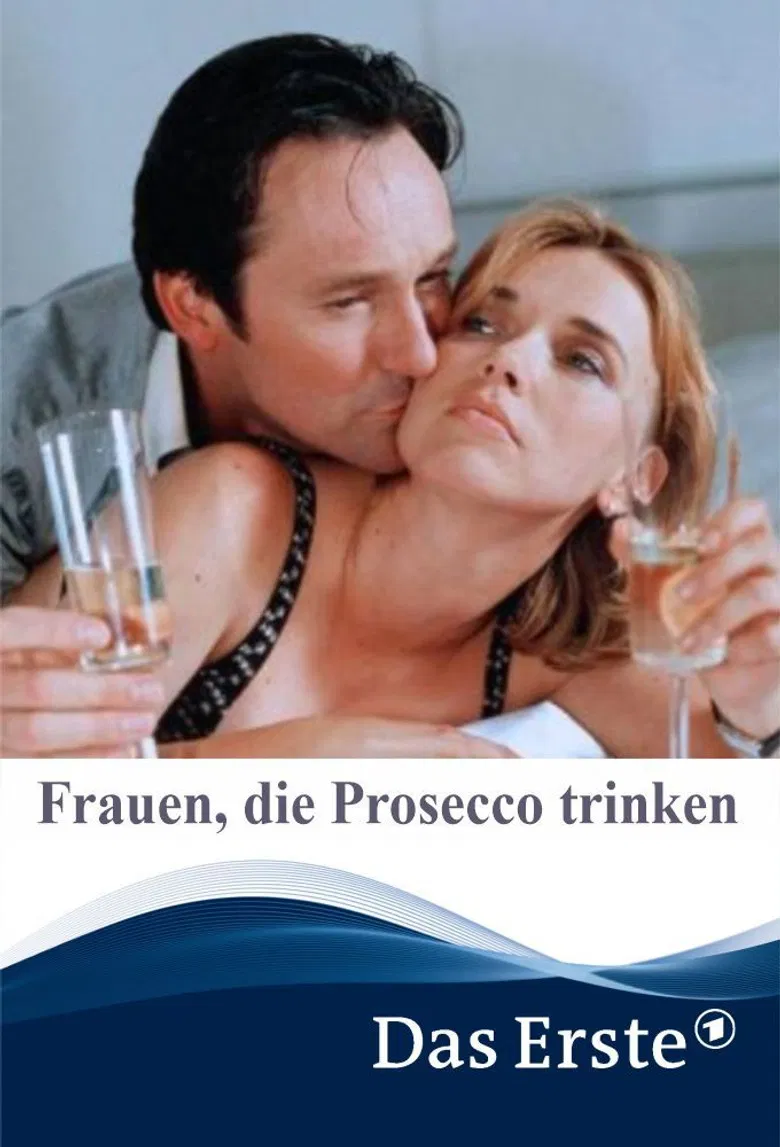 Frauen, die Prosecco trinken poster background