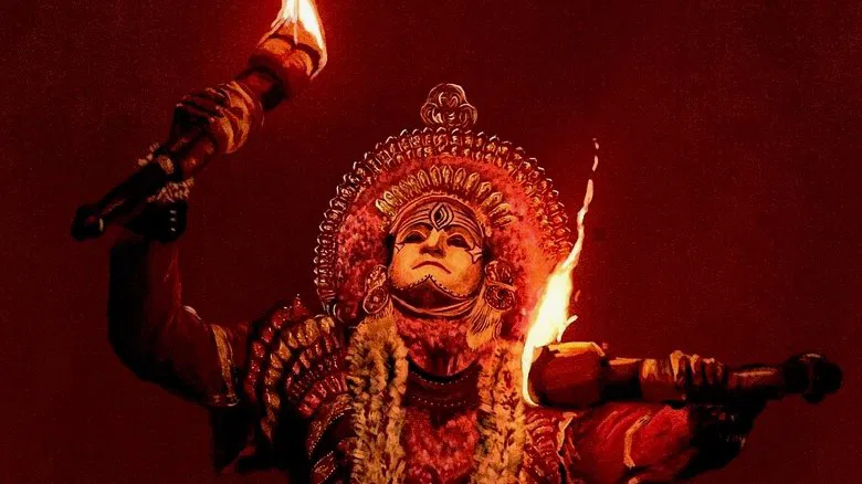 Shiva participating in a traditional ritual