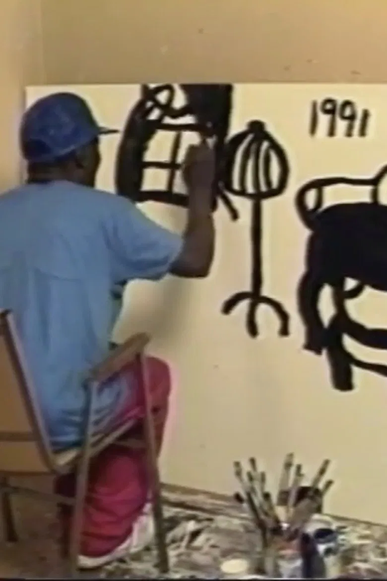 Freddie Brice Paints Two Paintings poster background