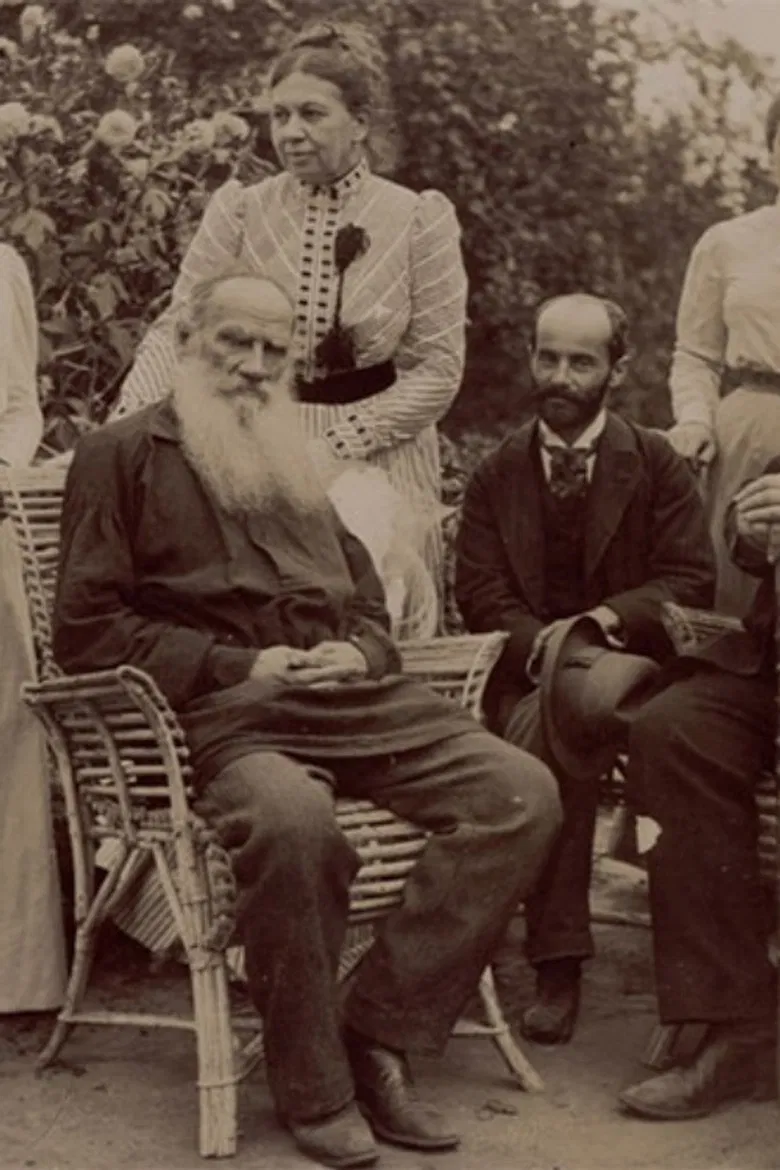 Leo Tolstoy and Ilya Ginzburg: A Double Portrait Against the Background of the Epoch poster background