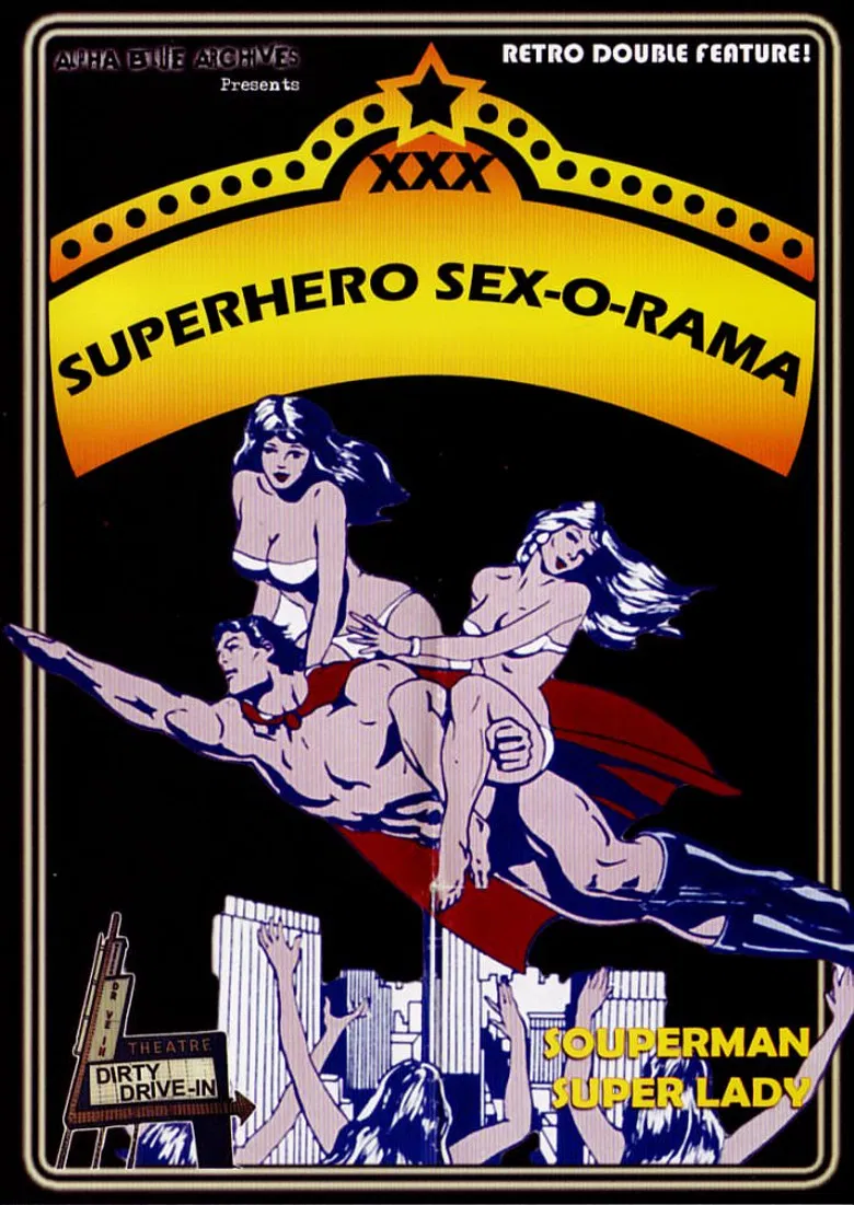 Superhero Sex-O-Rama poster background