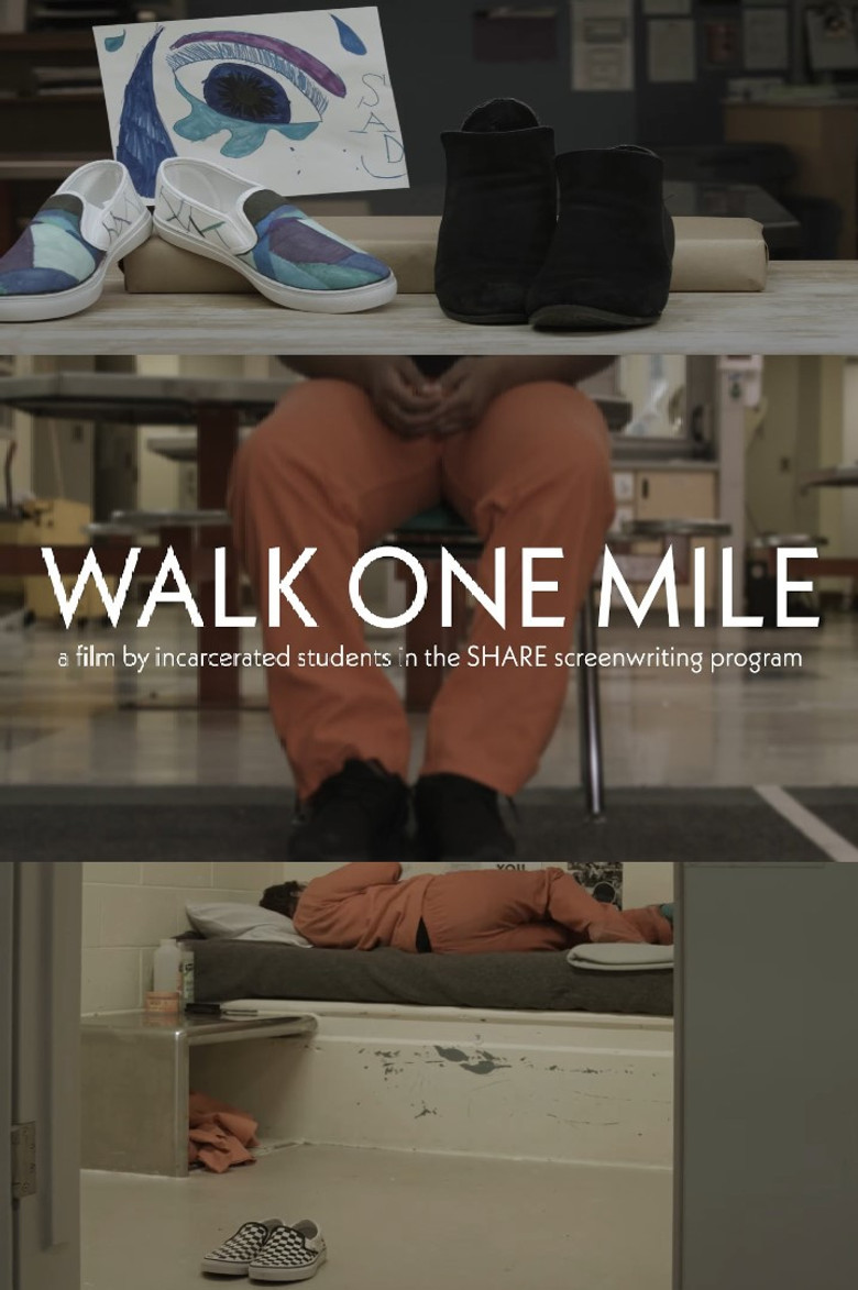 WALK ONE MILE poster background