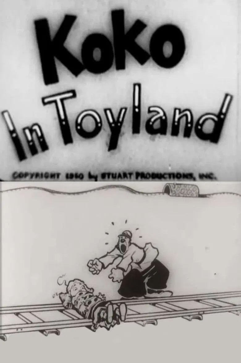 Koko in Toyland poster background