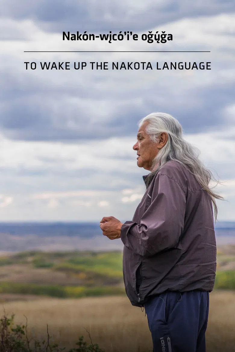 To Wake Up the Nakota Language poster background