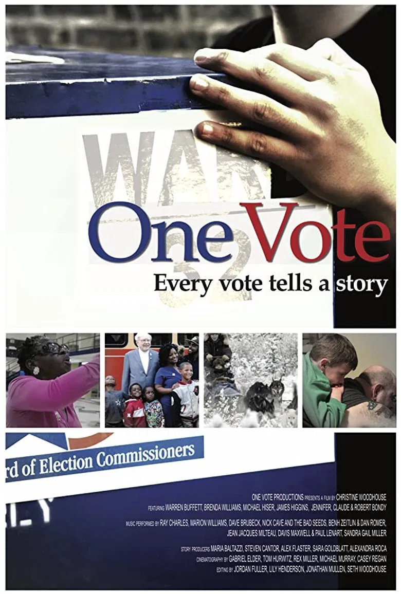 One Vote poster background
