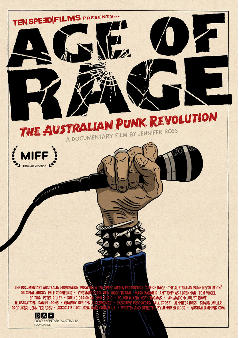 AGE OF RAGE - The Australian Punk Revolution poster background