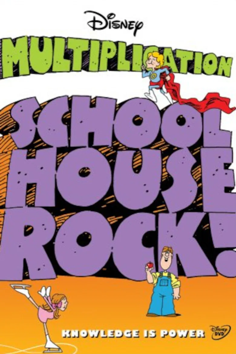Schoolhouse Rock Multiplication poster background