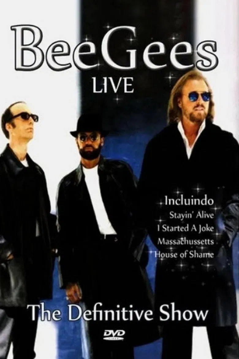 Bee Gees – Live: The Definitive Show poster background