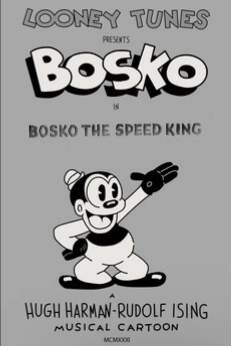 Bosko the Speed King poster background