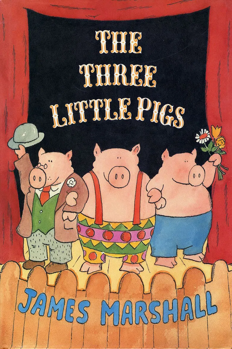 The Three Little Pigs poster background