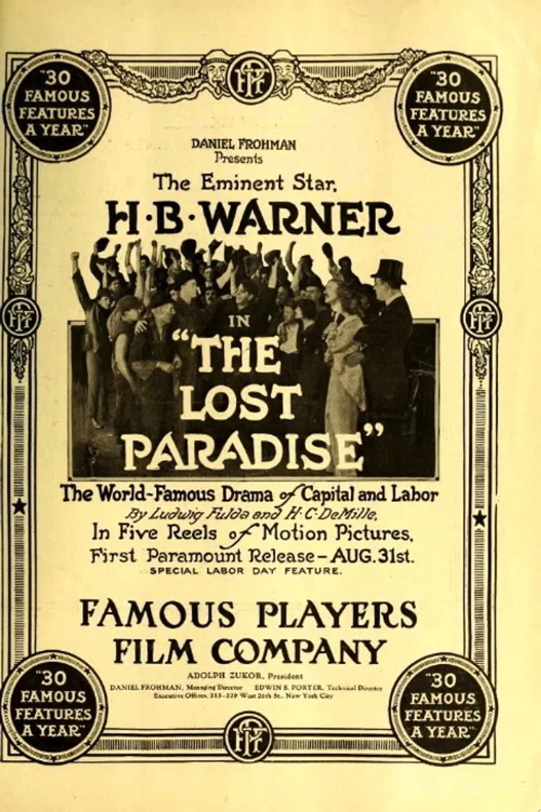 The Lost Paradise poster background