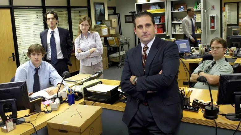 Michael Scott in his office