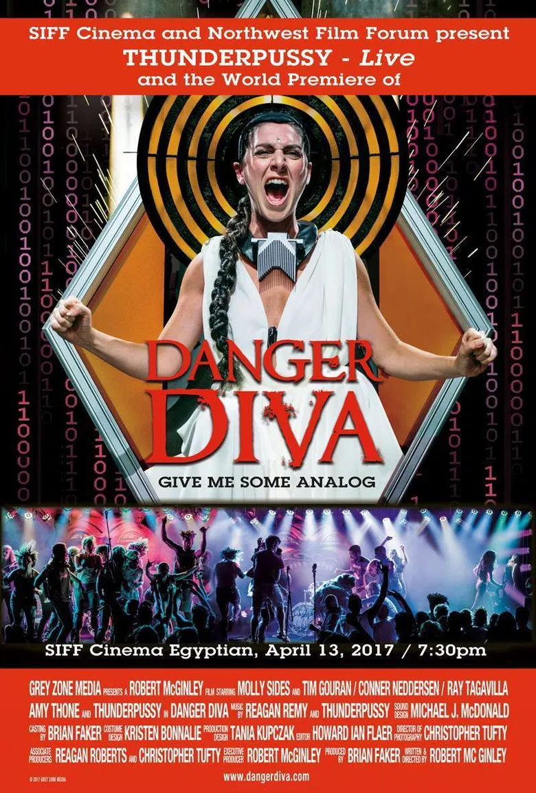 Danger Diva poster background