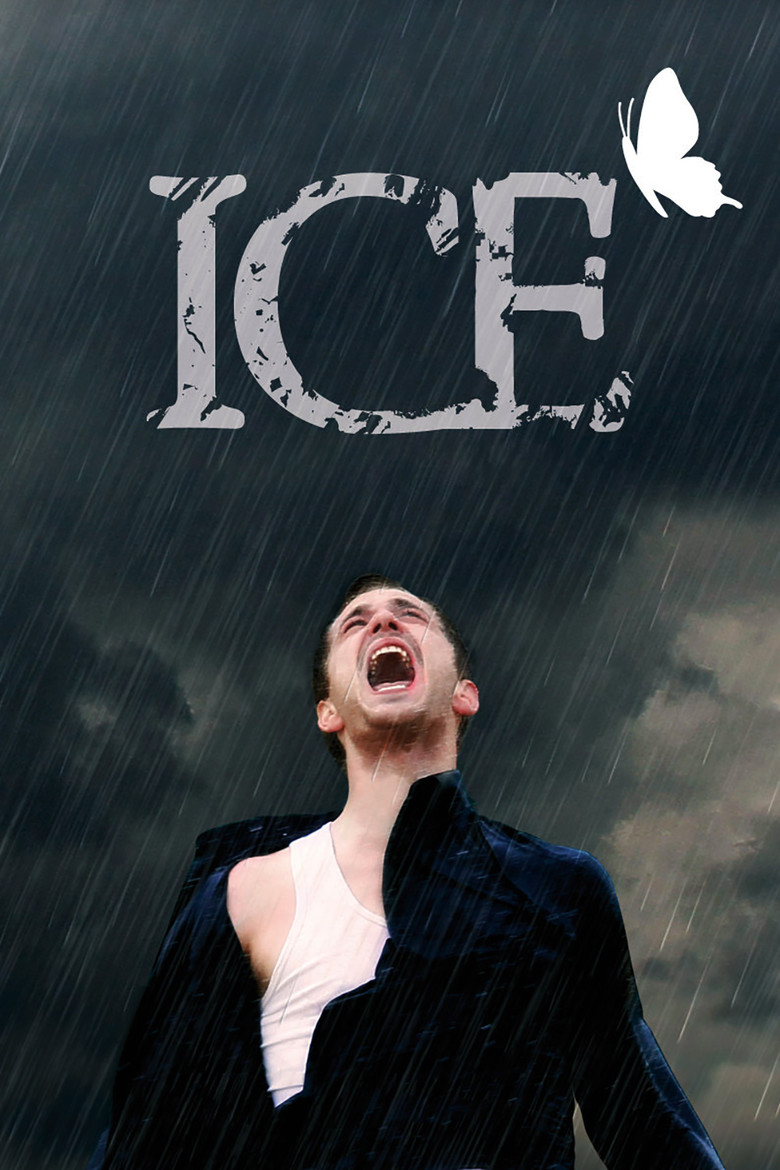 Ice poster background