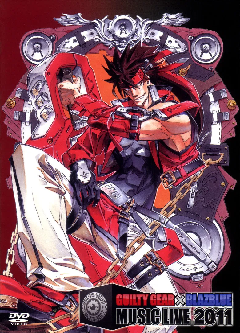 GUILTY GEAR × BLAZBLUE MUSIC LIVE 2011 poster background