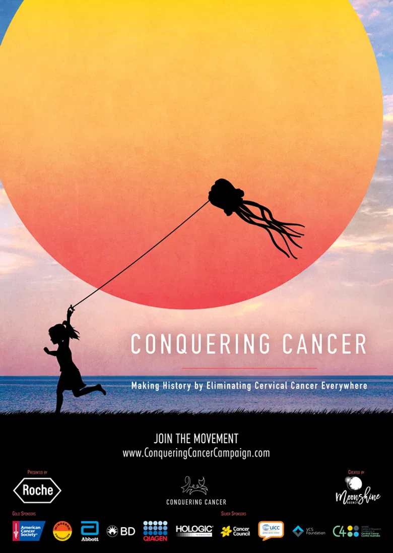 Conquering Cancer poster background