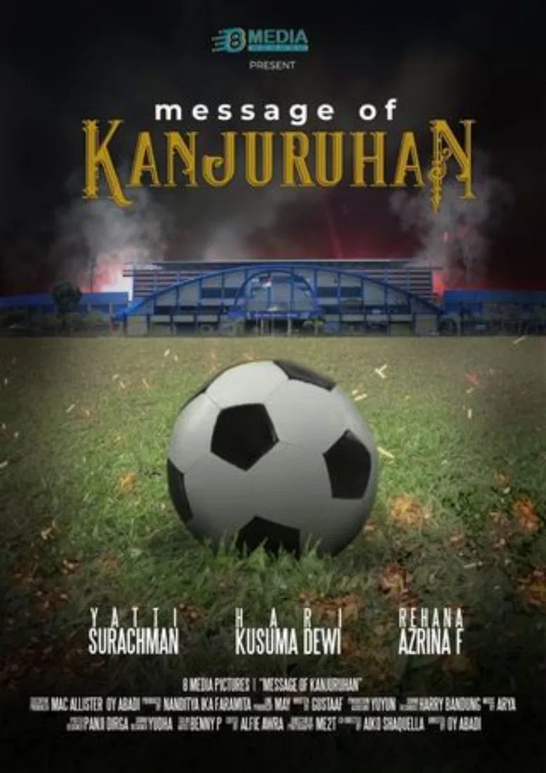 Message of Kanjuruhan poster background