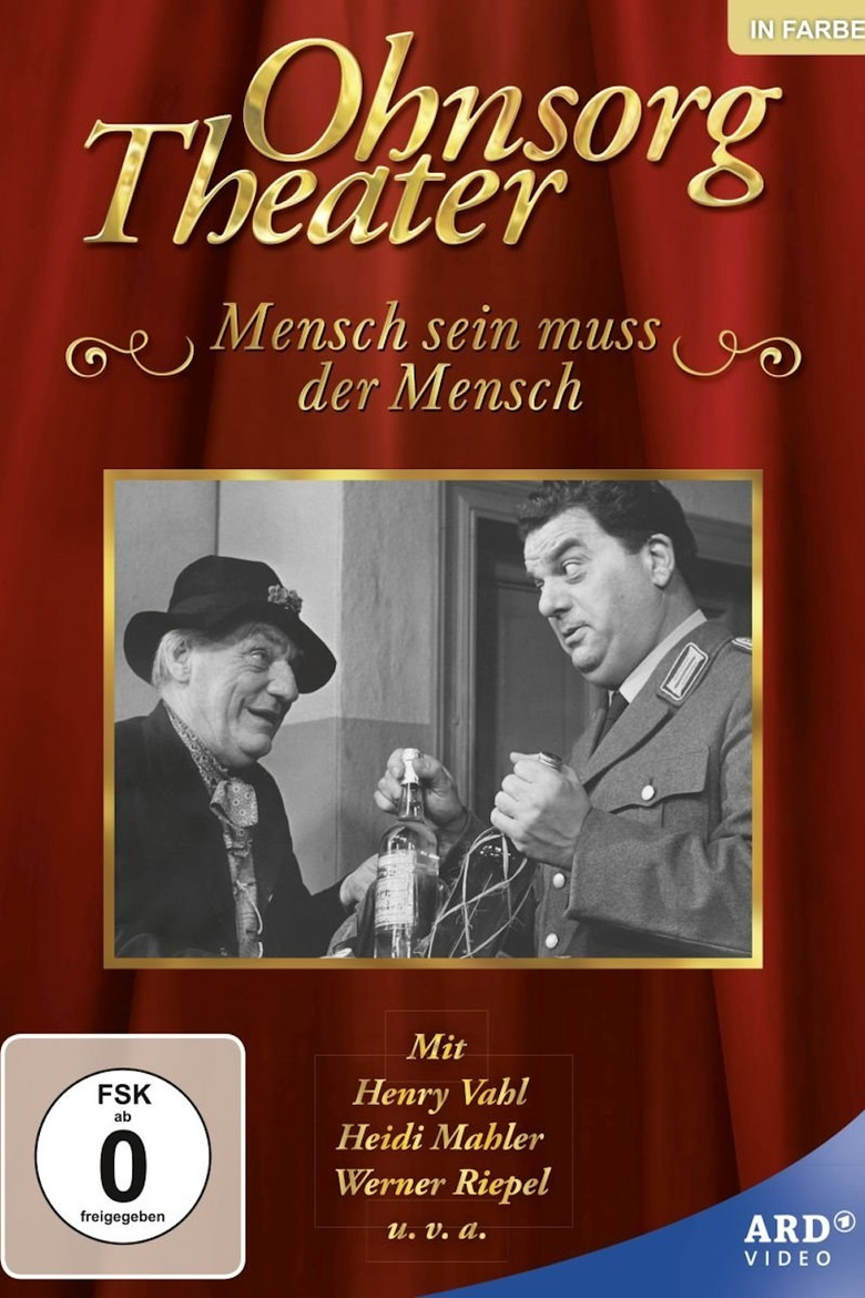 Ohnsorg Theater - Mensch sein muß der Mensch poster background