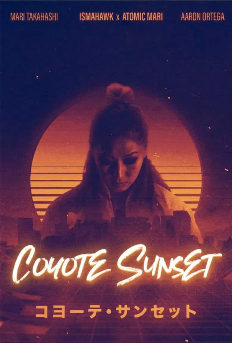 Coyote Sunset poster background