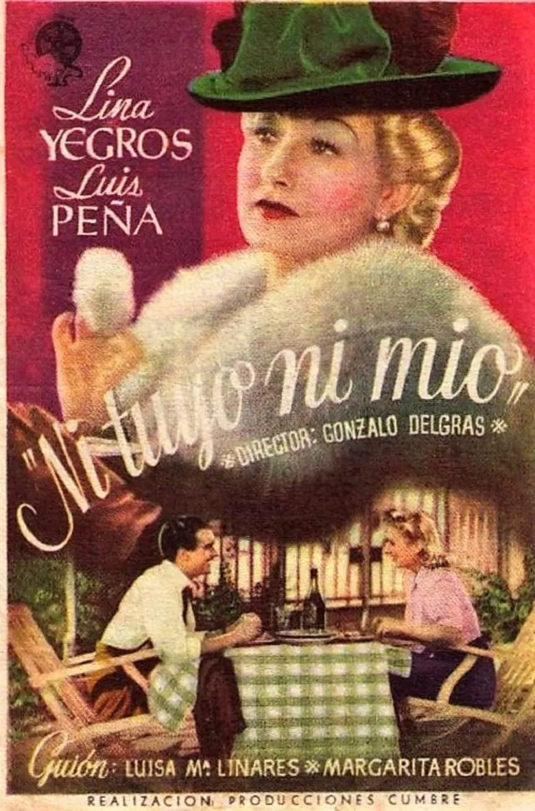 Ni tuyo ni mío poster background