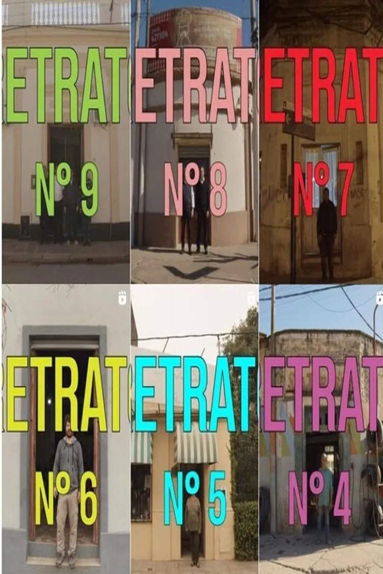 Retratos poster background