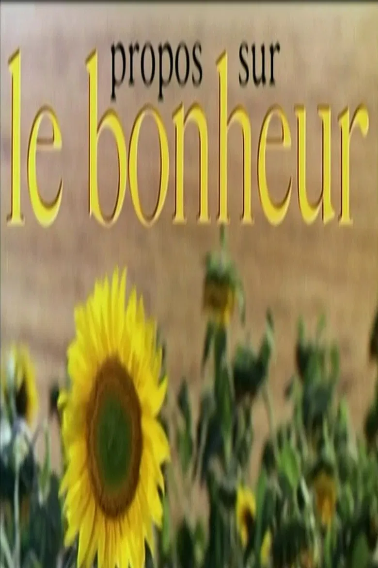 Propos sur 'Le bonheur' poster background