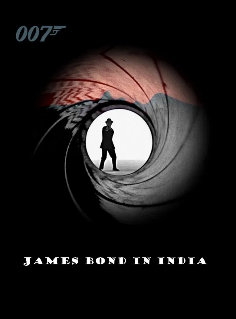 James Bond in India poster background