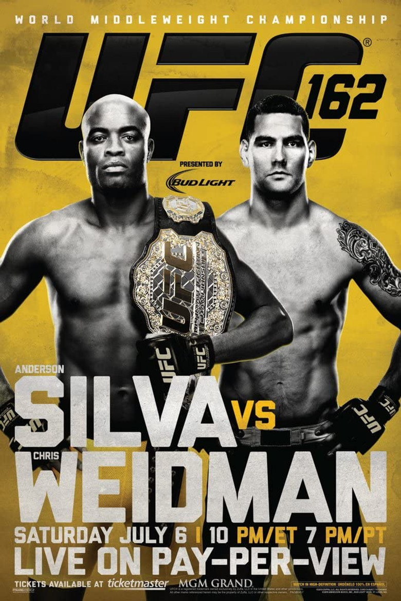 UFC 162: Silva vs. Weidman poster background