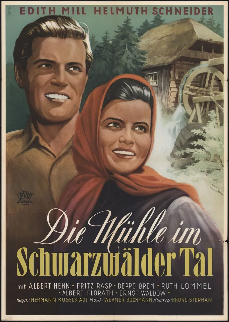 Die Mühle im Schwarzwäldertal poster background