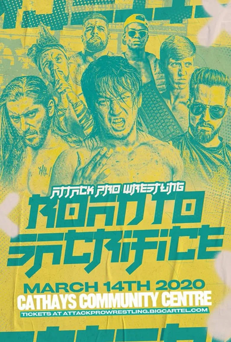 ATTACK! Pro Wrestling - Road To Sacrifice poster background