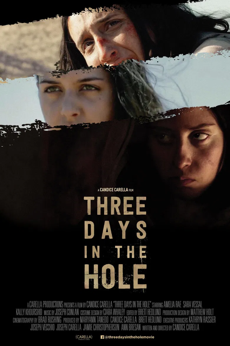 Three days in the hole poster background