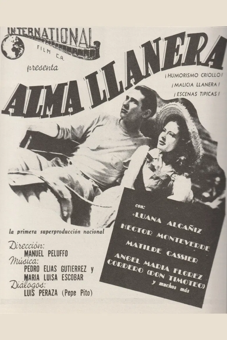 Alma llanera poster background