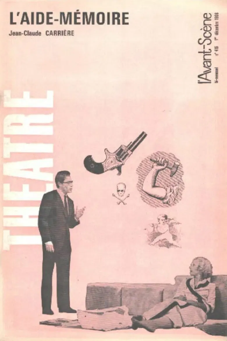 L'aide-mémoire poster background