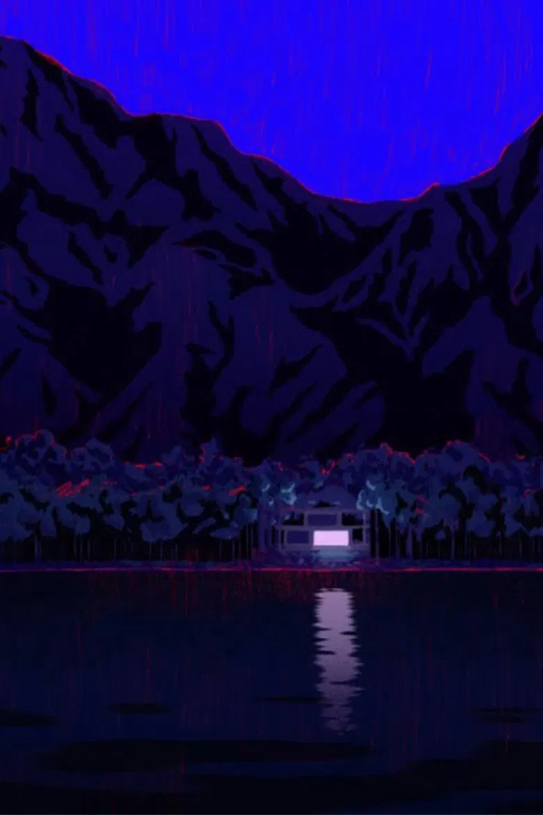 Bain de minuit poster background