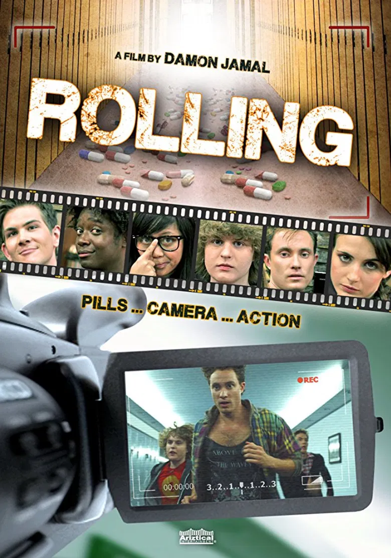 Rolling poster background