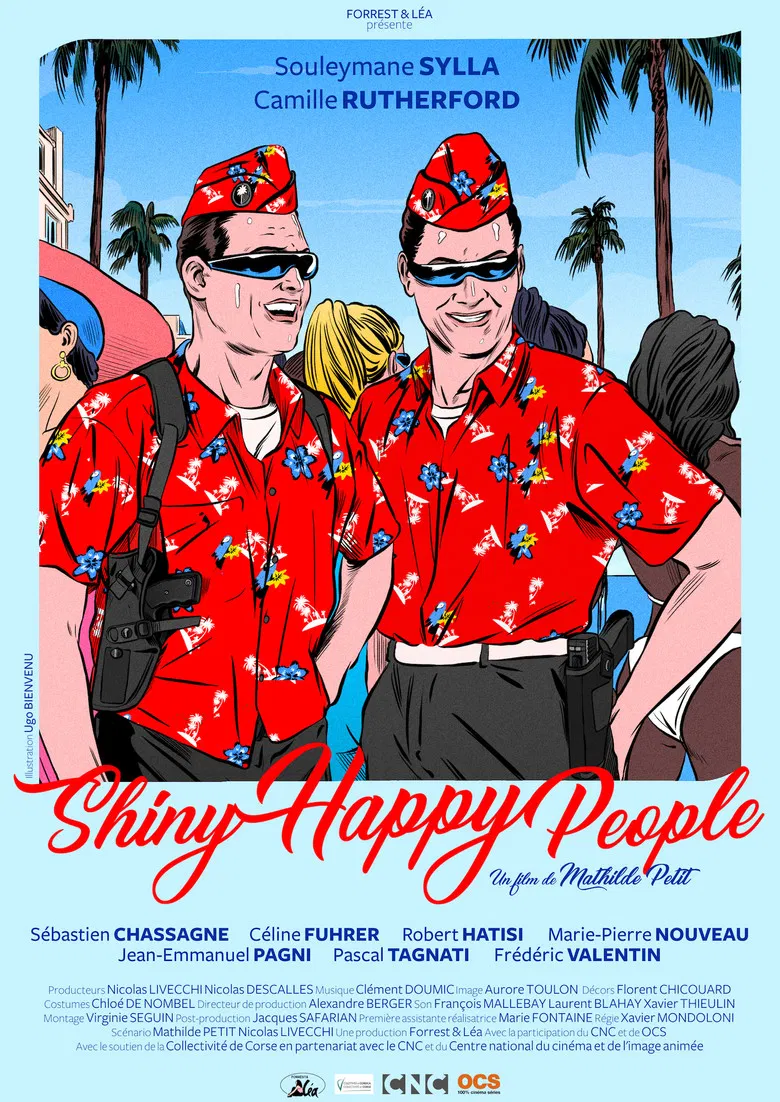 Shiny Happy People poster background