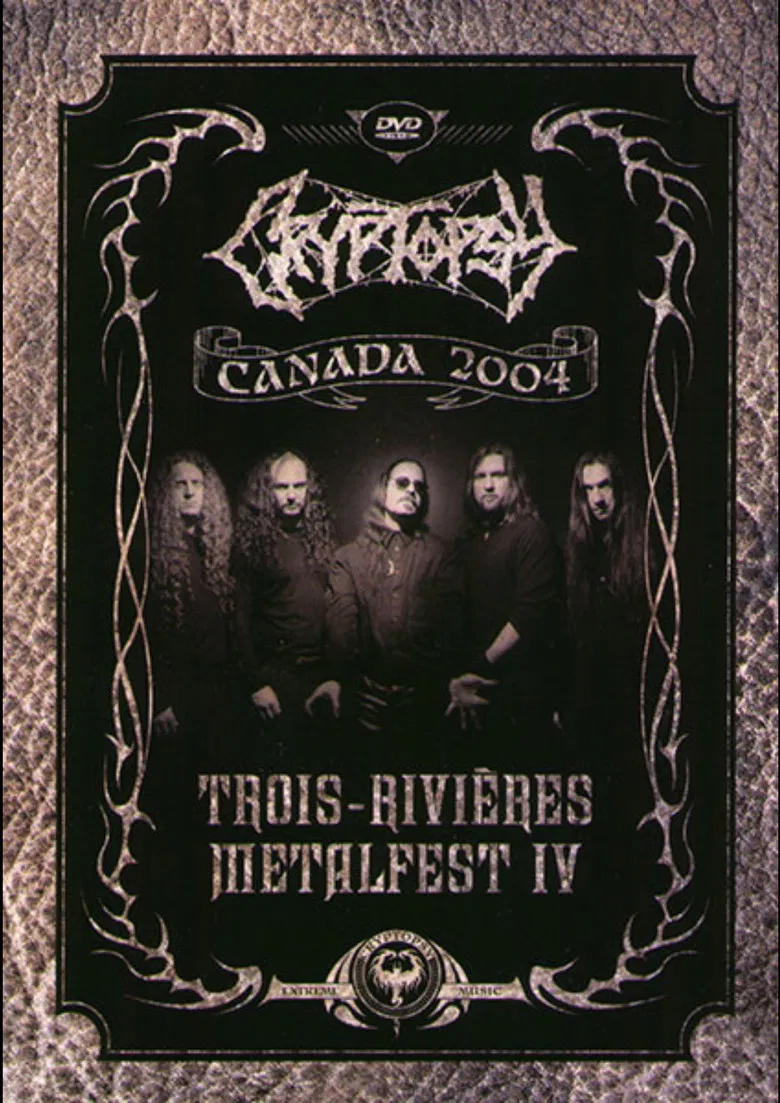 CRYPTOPSY Trois-Rivieres Metalfest IV poster background