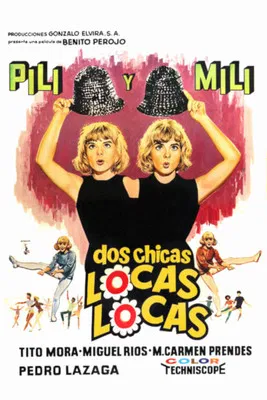 Dos chicas locas locas poster background