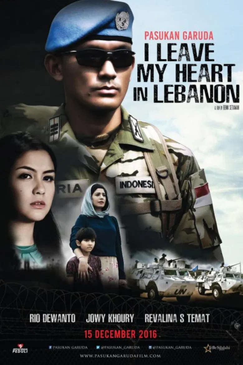 Pasukan Garuda: I Leave My Heart In Lebanon poster background
