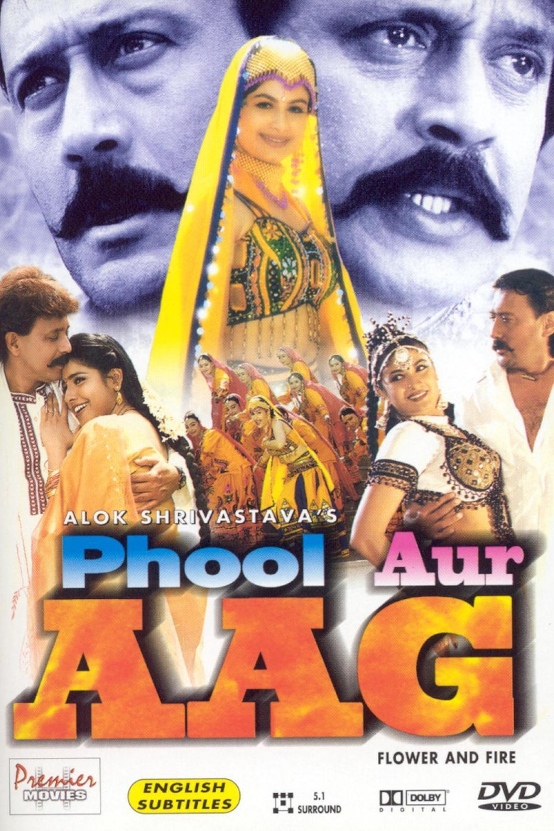 Phool Aur Aag poster background
