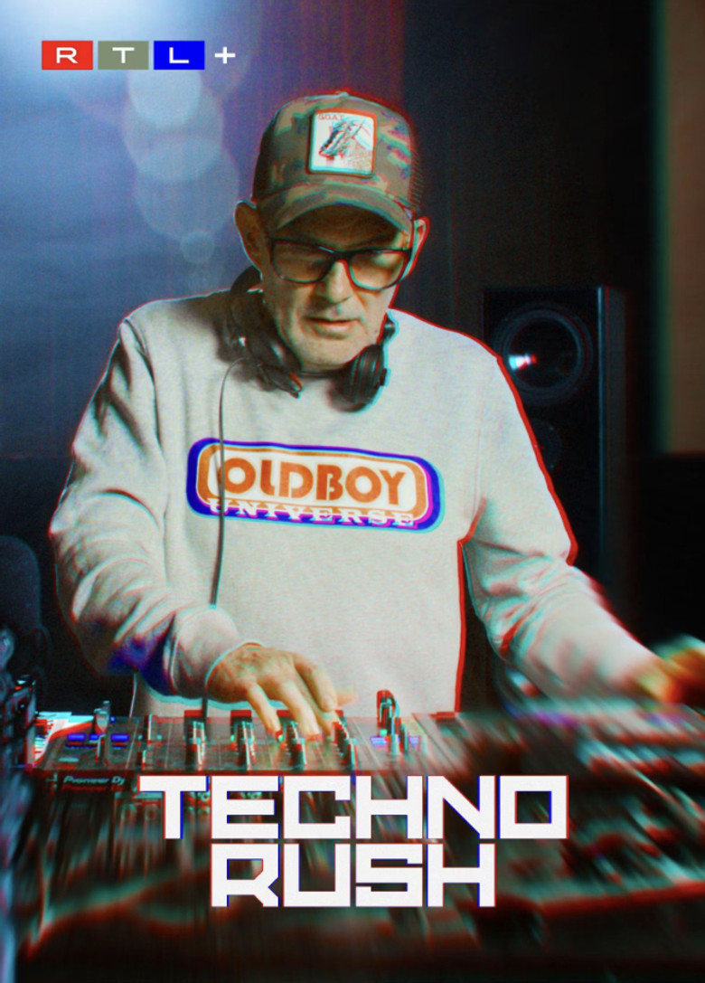 Techno Rush poster background