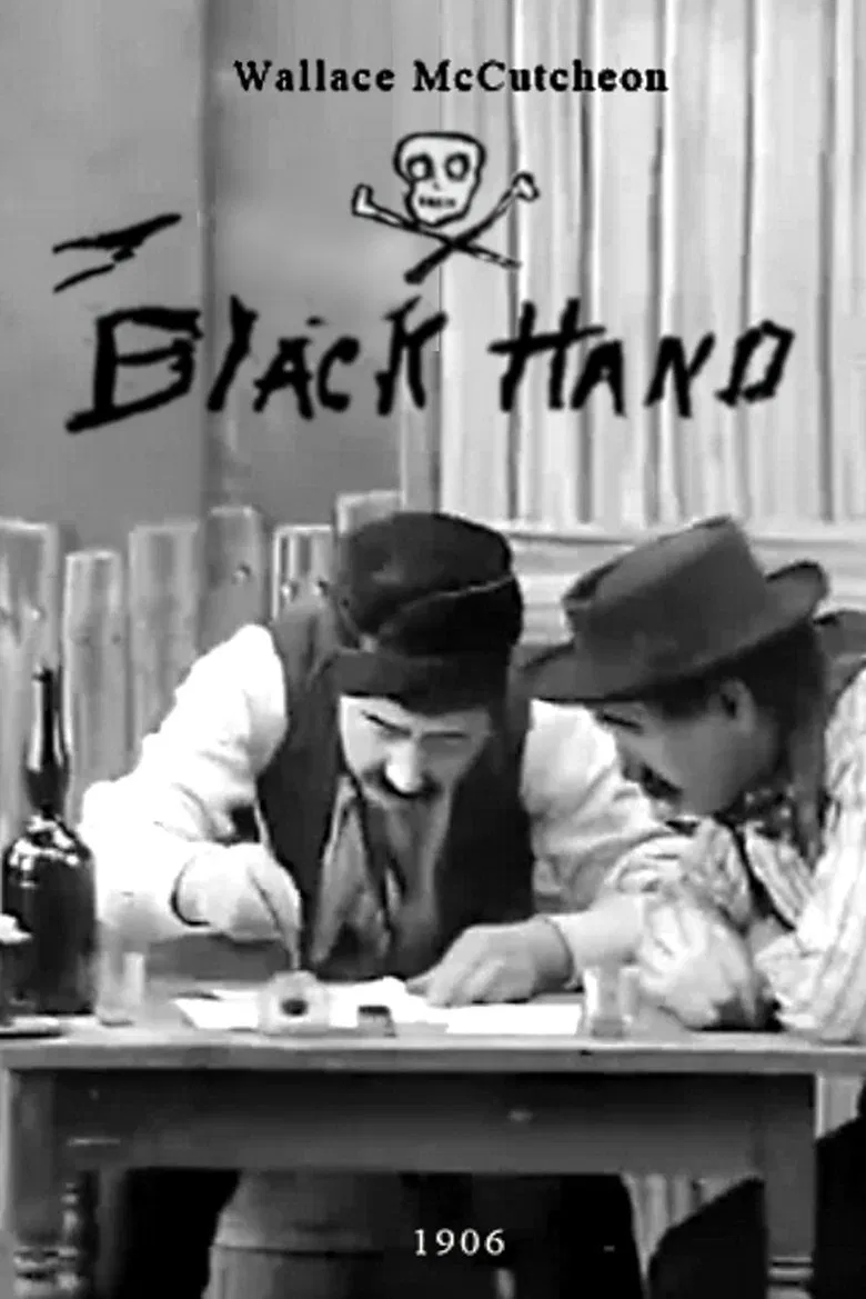 The Black Hand poster background