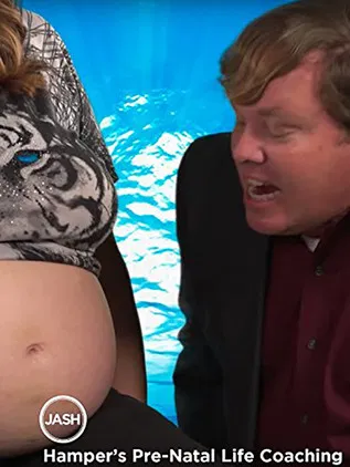 Hamper's Pre-Natal Life Coaching poster background