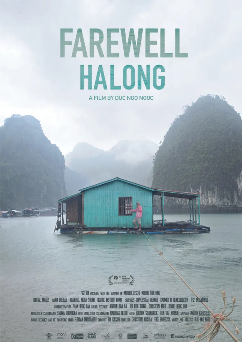 Farewell Halong poster background