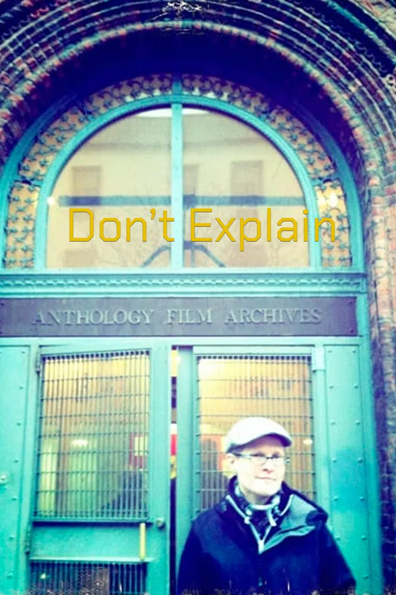 Don't Explain poster background