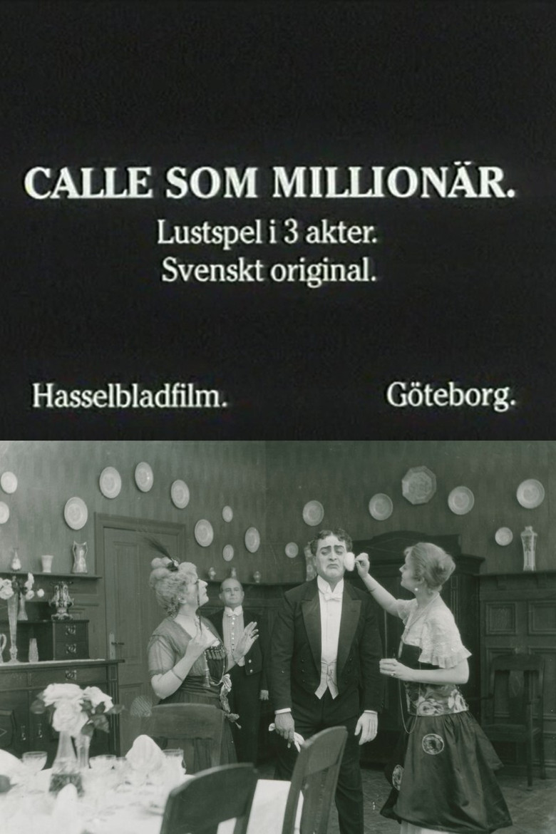 Calle som miljonär poster background