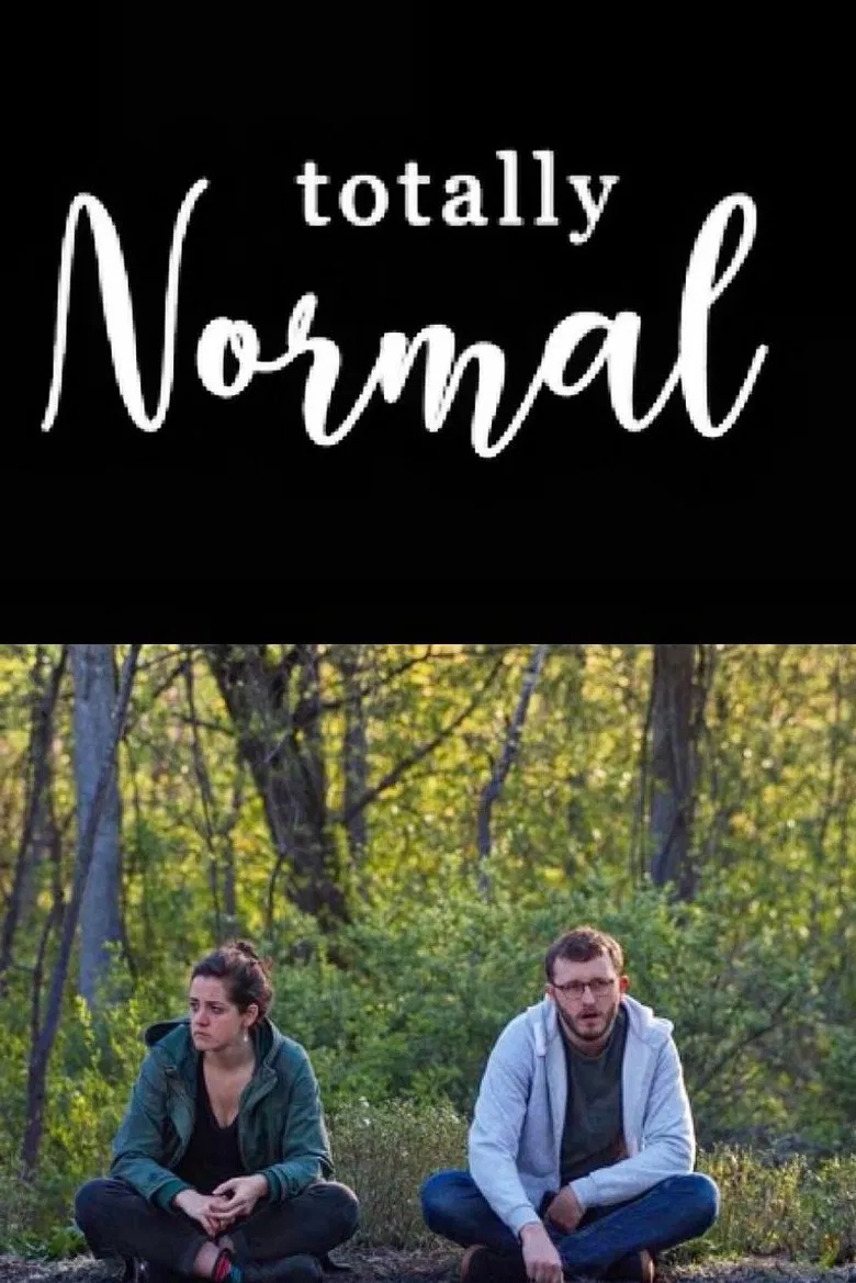 TOTALLY NORMAL poster background