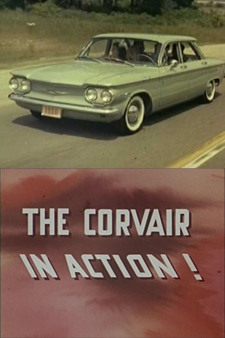The Corvair in Action! poster background